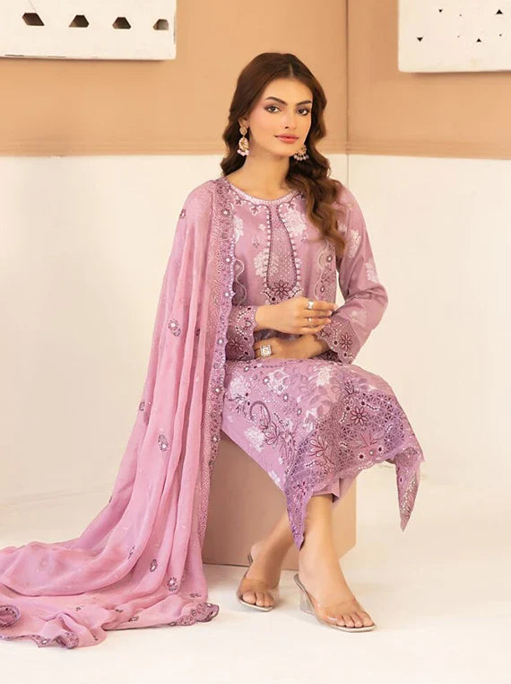 Zaylee by Tawakkal Fabrics EMB Lawn Collection 2026 (D-2837)