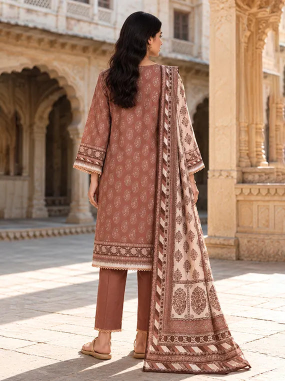 Zellburry Printed Khaddar Unstitched Collection'26 (WUWQ1X30135)