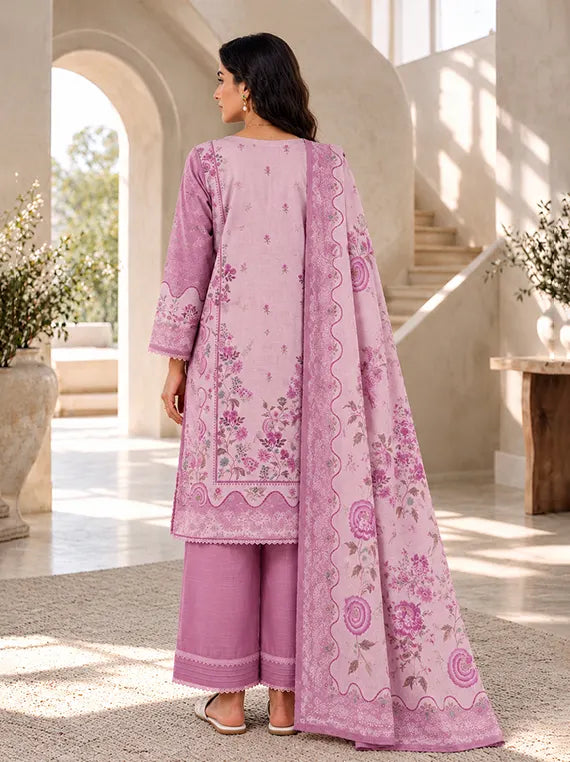 Zellburry Printed Khaddar Unstitched Collection'26 (WUWQ1X30286)