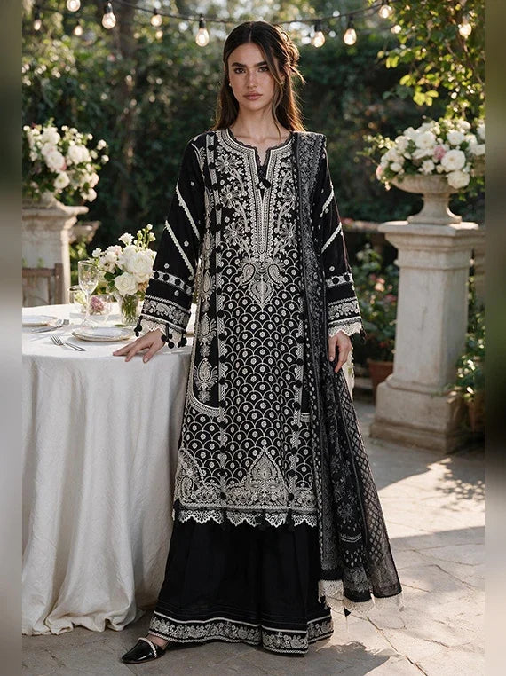 Zellbury Chikankari Cambric Cotton Unstitched Collection 2026 (WUS26E34106)