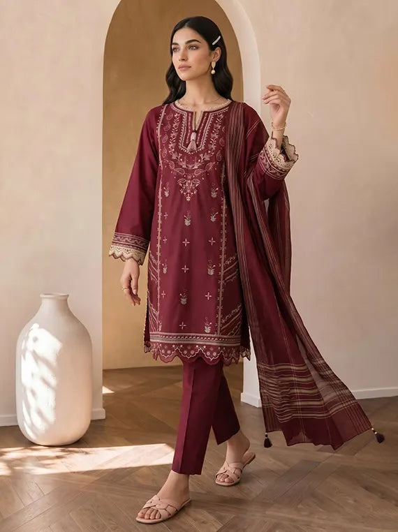Zellbury Winter Cotton Unstitched Collection'26 (WUCQIE30061)