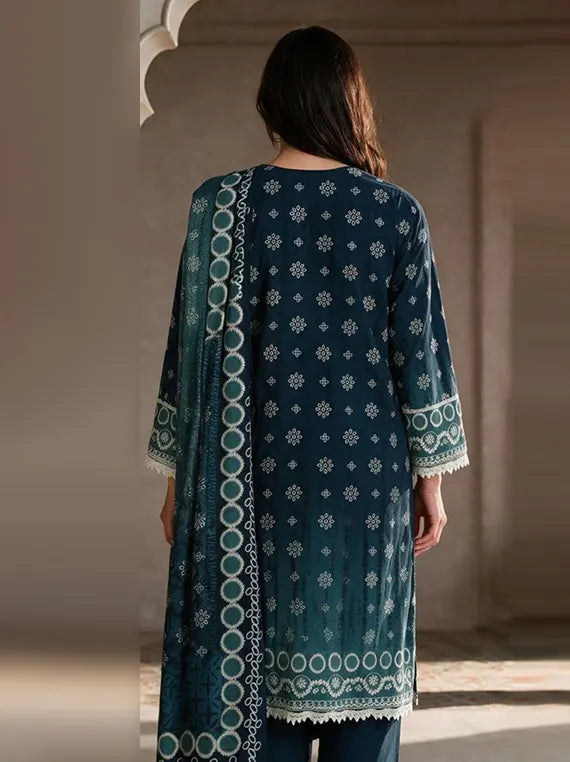 Zellbury Winter Cotton Unstitched Collection'26 (WUCQIX20002)