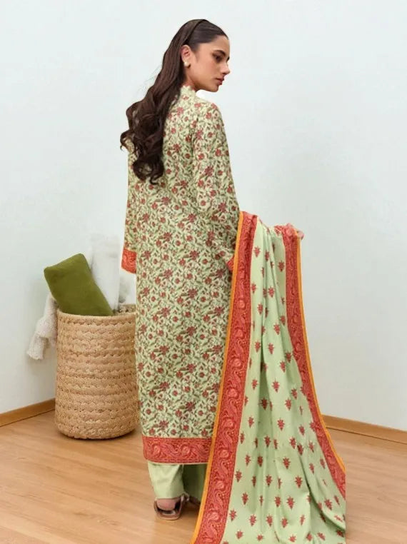 Zellbury Printed Winter Khaddar Collection 2025 (WUW24X30202)