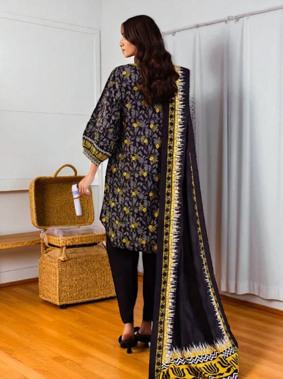 Zellbury Printed Winter Khaddar Collection 2025 (WUW24X30291)