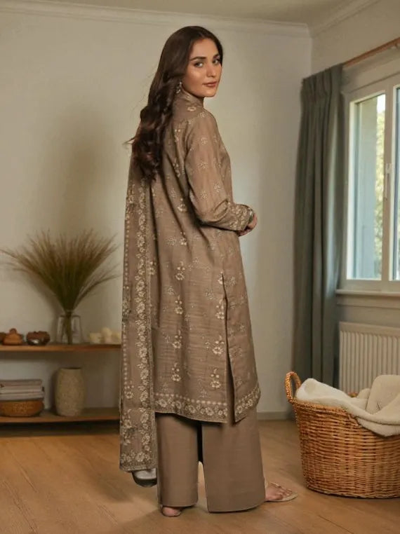 Zellbury Printed Winter Khaddar Collection 2025 (WUW24X30462)