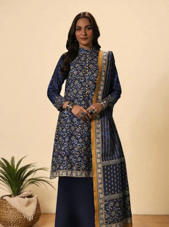 Zellbury Printed Winter Khaddar Collection 2025 (WUW24X30471)