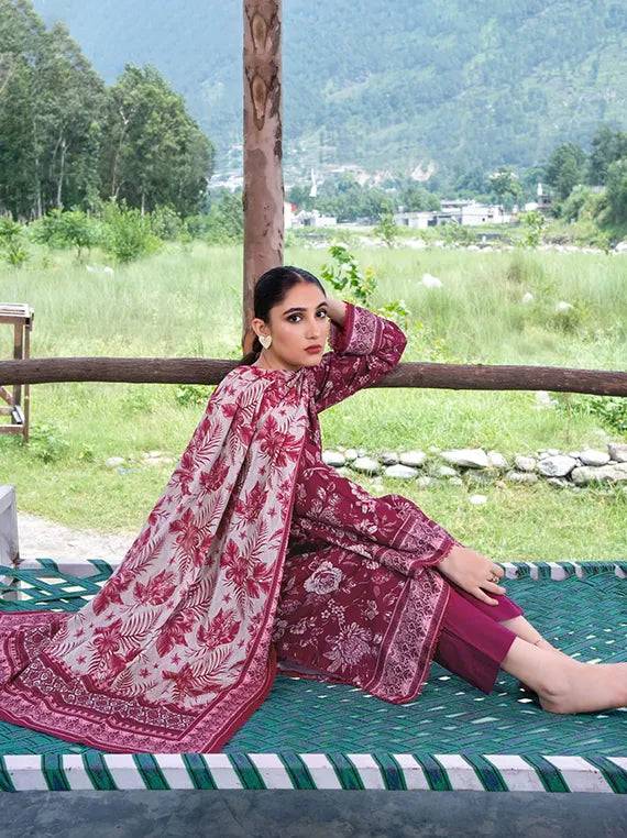 Zesh Winter Printed Viscose Collection 2025 Drop-One (D-04)