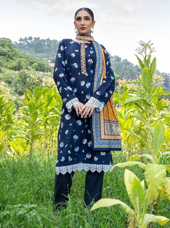 Zesh Winter Printed Viscose Collection 2025 Drop-One (D-07)