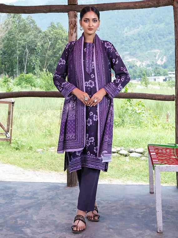 Zesh Winter Printed Viscose Collection 2025 Drop-One