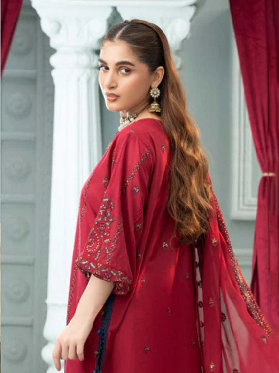 Zimal By Wania Embroidered lawn Collection 2026 Vol-01 (WL-53)