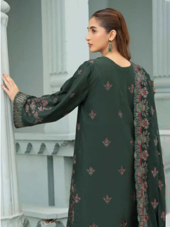 Zimal By Wania Embroidered lawn Collection 2026 Vol-01 (WL-55)