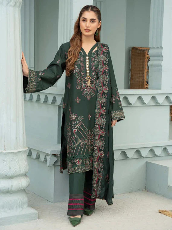 Zimal By Wania Embroidered lawn Collection 2026 Vol-01 (WL-55)