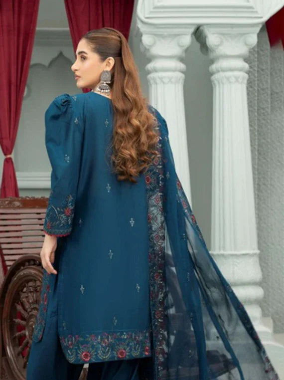 Zimal By Wania Embroidered lawn Collection 2026 Vol-01 (WL-60)