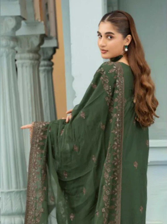 Zimal By Wania Embroidered lawn Collection 2026 Vol-01 (WL-62)