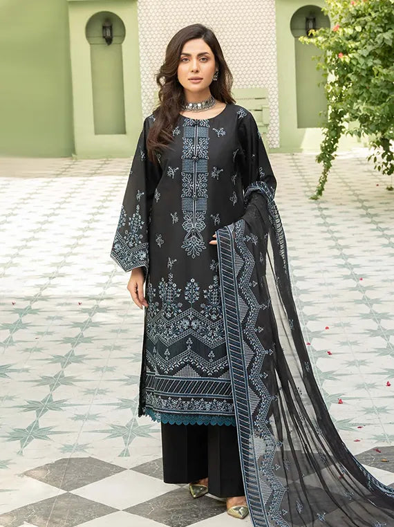 Zimal by Wania Embroidered Lawn Collection 2025 Vol-06 (WL-424)