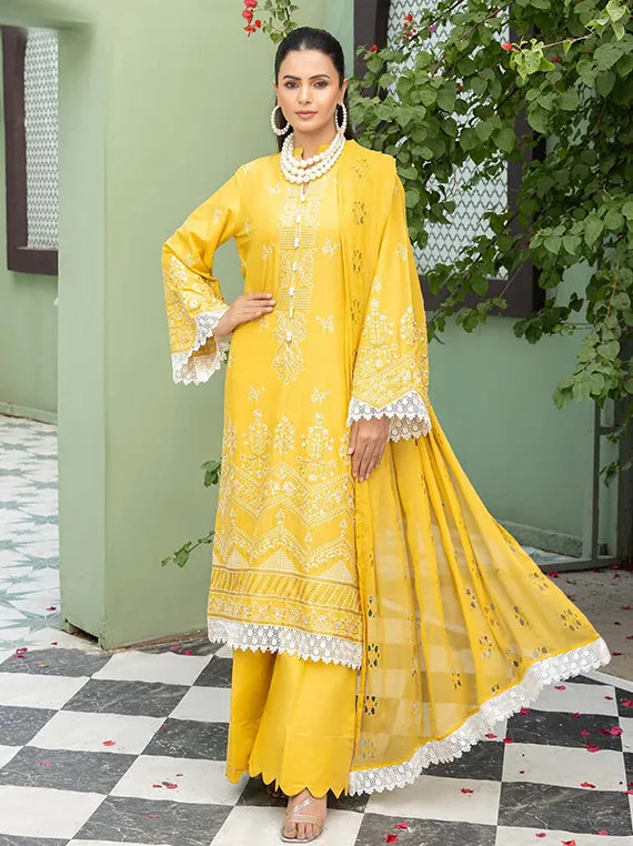 Zimal by Wania Embroidered Lawn Collection 2025 Vol-06