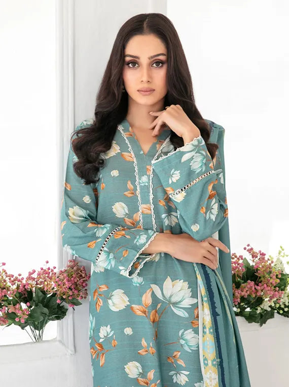 Zurina Printed Leather Peach Collection 2025 by Tawakkal Fabrics (D-4478)