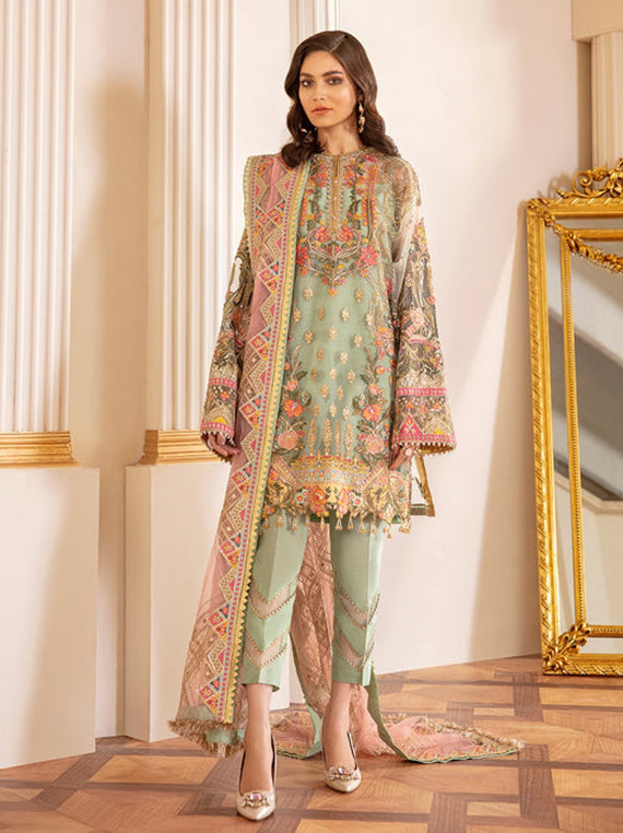 Baroque Embroidered Chiffon Multi Collection 2026 (BQU-CH07-01)