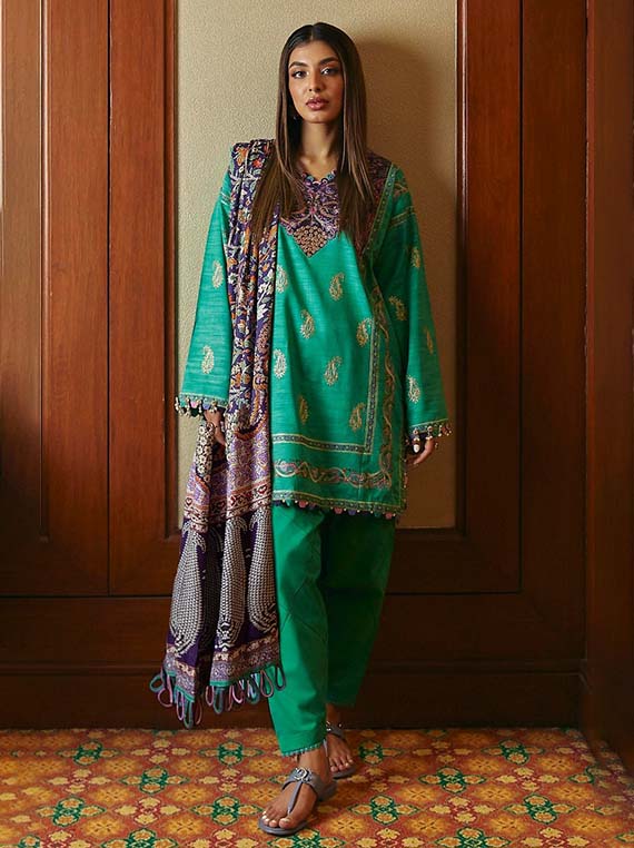 Cozy Winter Unstitch Collection 2026 (Sana Safinaz 12B)