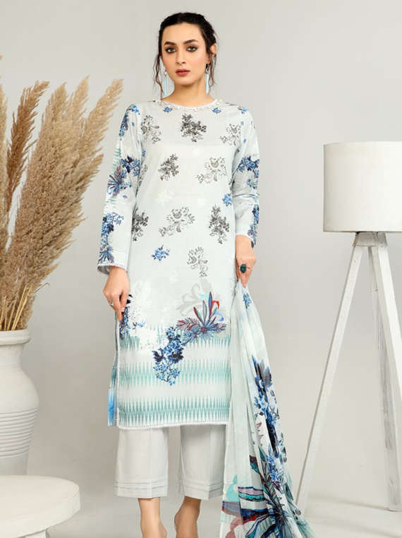 Hurnoor By Al Kareem Airjet Lawn Collection 2023 Vol-03 (D-06)