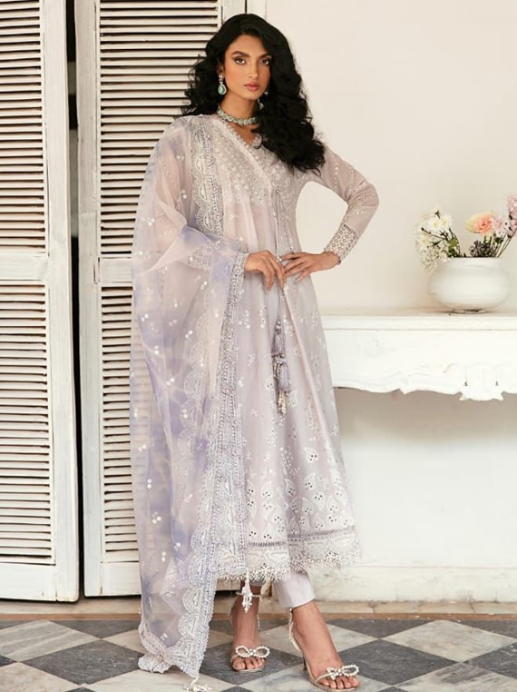 Iris Embroidered  Eid Lawn Collection 2023 By Jazmin (LINNEA)