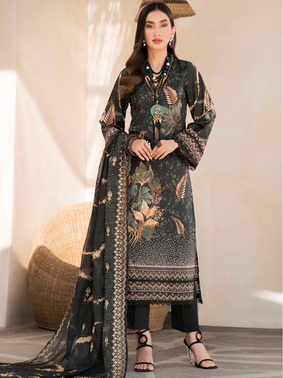 Rang By Motifz Luxury Lawn Collection 2023 (3747A)