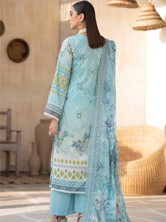 Rang By Motifz Luxury Lawn Collection 2023 (3751A)-Gallery