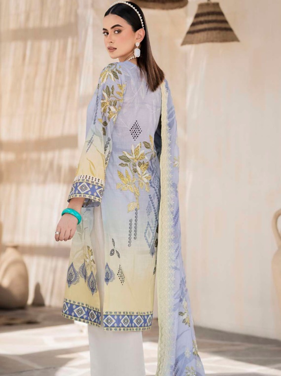 Rang By Motifz Luxury Lawn Collection 2023 (3752A)-Gallery