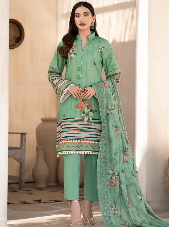 Rang By Motifz Luxury Lawn Collection 2023 (3755A)