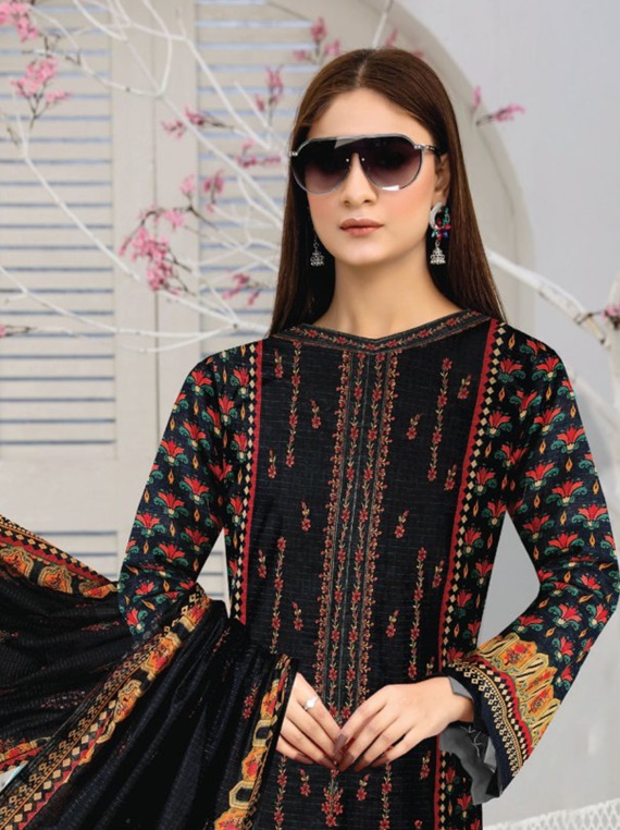 Reet By Fantak Embroidery Lawn Collection 2023 Vol-03 (D-04)