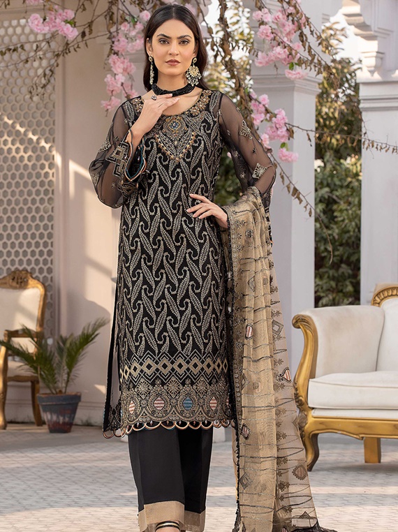 Rumela Festive Luxury Collection 2023 By Ahmad Embroideries (Sku-08)