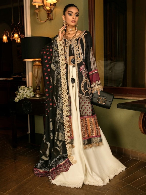 Shiza Hassan Luxury Lawn Collection 2022 (LEVANA - SH-06A)