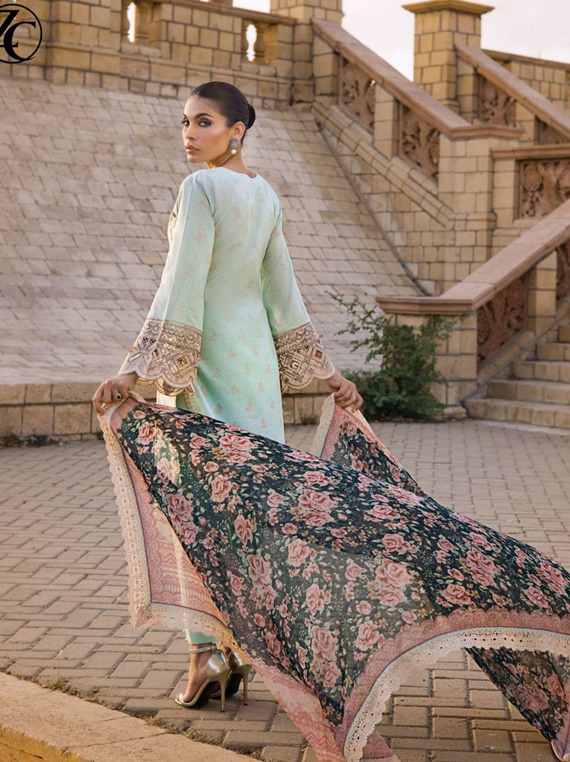 Zainab Chottani Luxury Lawn Collection 2023 (KIRAN 2A)-Gallery