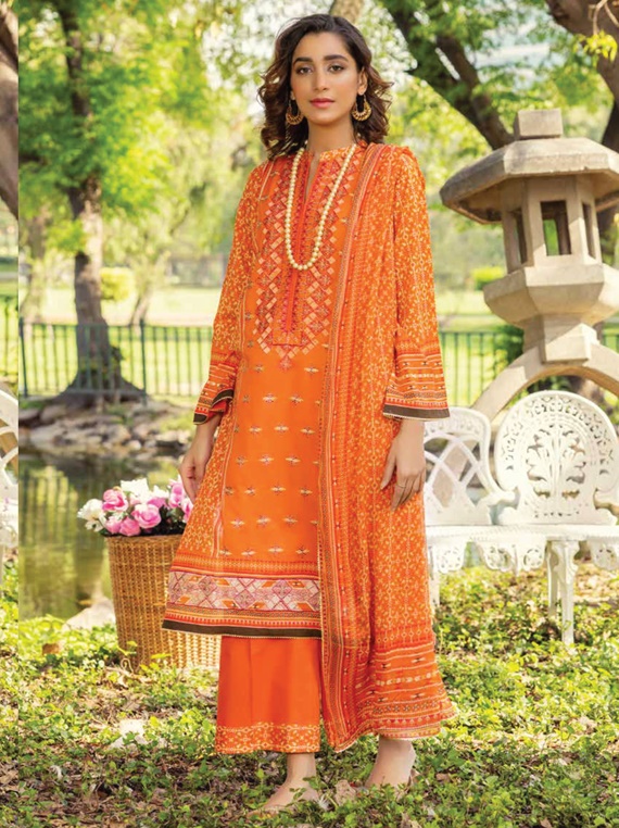 iram By Shaista Embroidered Lawn Collection 2023 (ISE-510)