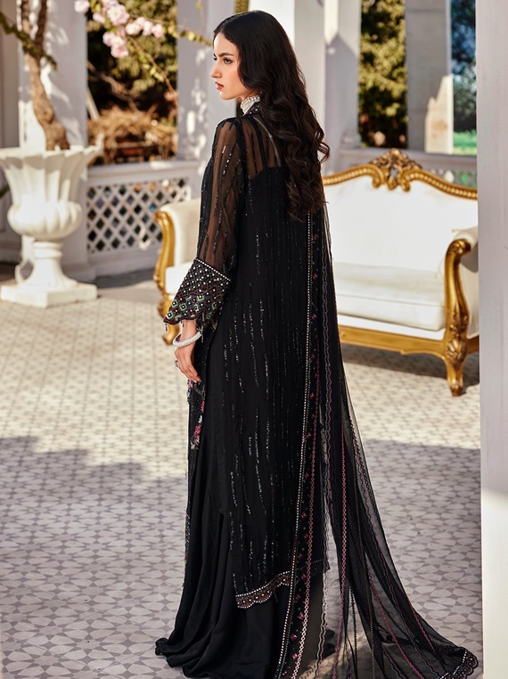 Nafasat By Emaan Adeel Embroidered Chiffon Collection 2023 (NF-204)