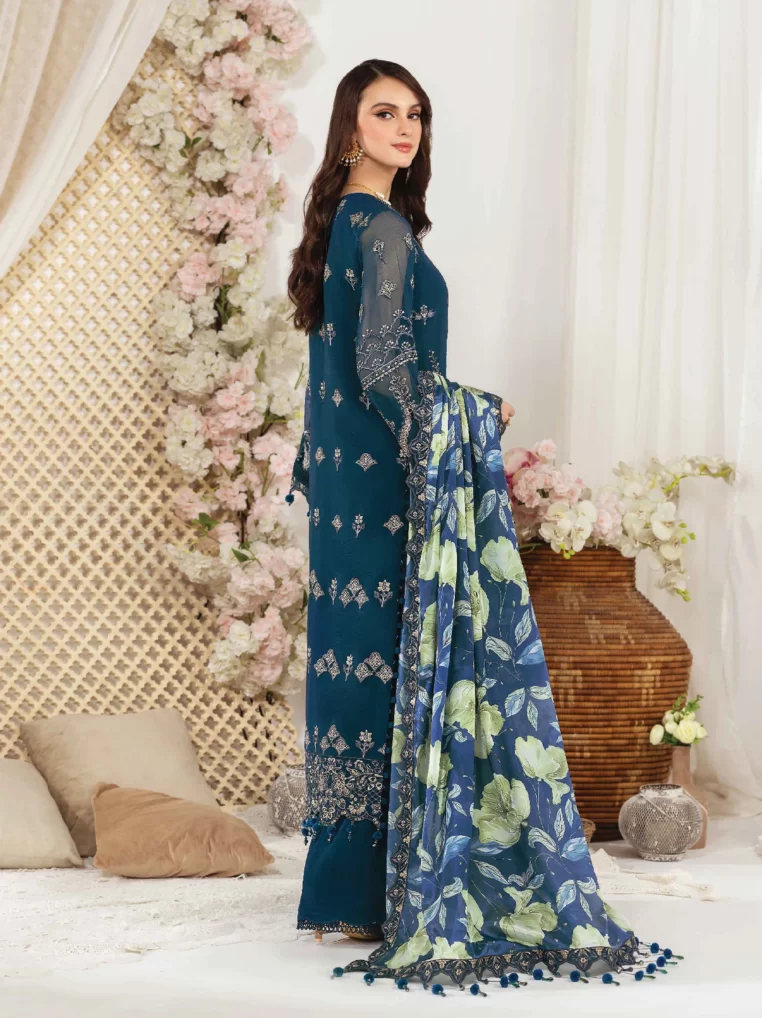 Dhaagay By Alizeh Chiffon Collection 2023 Vol-3 (08-ZAIR)-