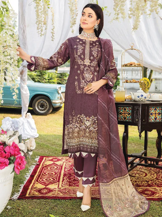 M Exclusive Embroidery Viscose Collection 2023 By Abisha Fabric (D-05)