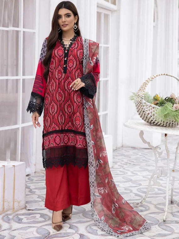 Raaj Embroidered Viscose collection 2023 By Ayla Zahra (RJAZ-10)