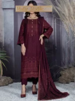 Sirr e Ayaan Silk Peach Collection 2023 By Hafiz Textile (D2- Maroon)