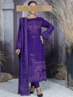 Sirr e Ayaan Silk Peach Collection 2023 By Hafiz Textile (D3- Purple)