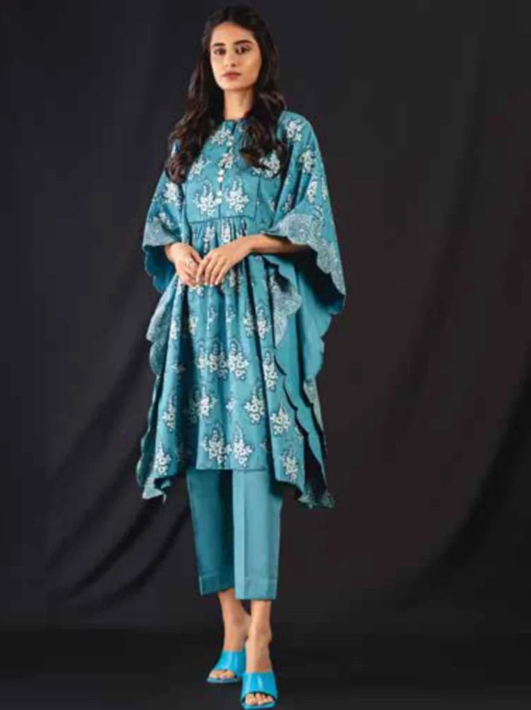 Alkaram Fashion Winter Collection 2023 (FW-53-23-Blue)