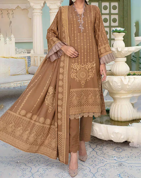 Kashmiri Printed Wool Collection 2023 By Hafiz Textile (D-21)