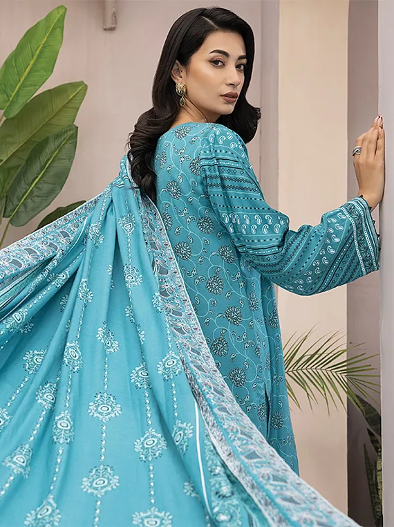 Lakhany Dareechay Embroidered Pashmina Collection 2023 (LG-AM-0039)