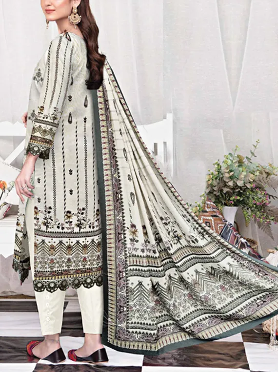 Nafasat Embroidered Karandi Collection 2023 By Hafiz Textile (DE-07)-
