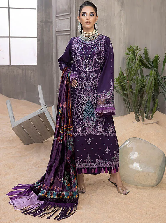 Serene Embroidered Fall Winter Collection 2023 By Binilyas (505-B)