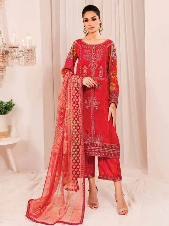 Tabeer Embroidered Viscose Collection 2023 By Charizma (CTW-08)