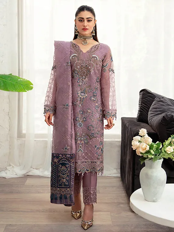 Minhal By Ramsha Luxury Formal Collection 2023 Vol-10 (M-1005)