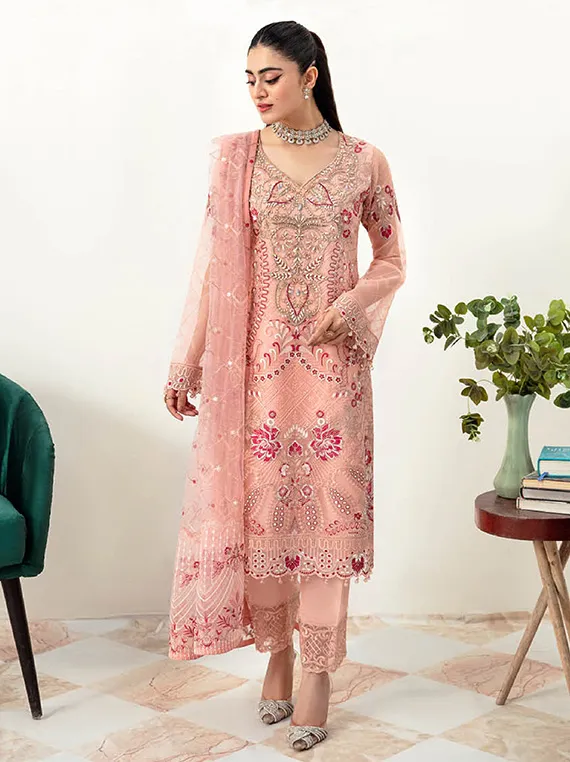 Minhal By Ramsha Luxury Formal Collection 2023 Vol-10 (M-1007)