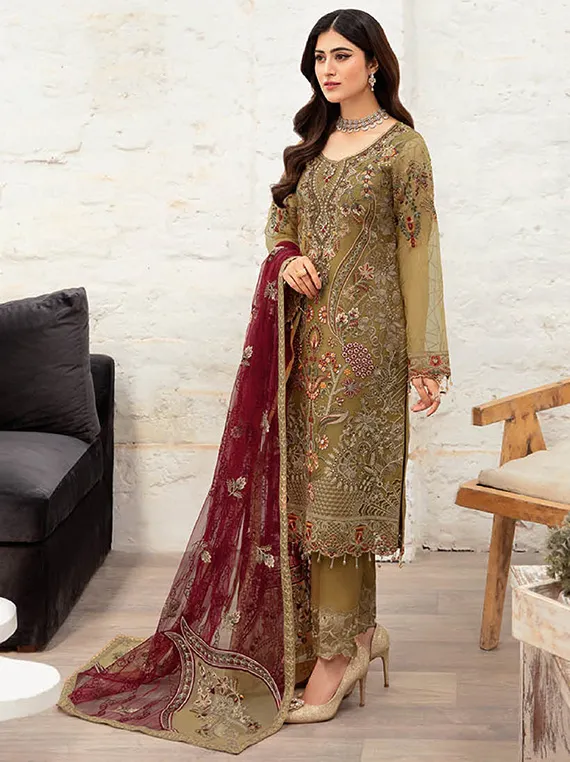 Minhal By Ramsha Luxury Formal Collection 2023 Vol-10 (M-1010)-