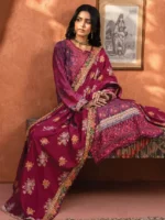 Nissa Premium Embroidered Karandi Collection 2023 By Raj Bari (6A)